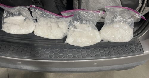 Photo of the narcotics recovered.
