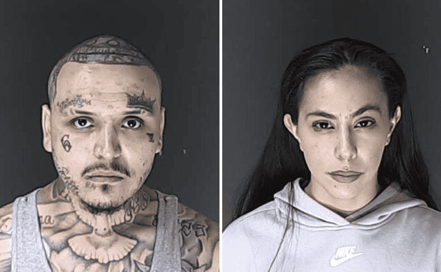 Bryand and Molina's booking photos.