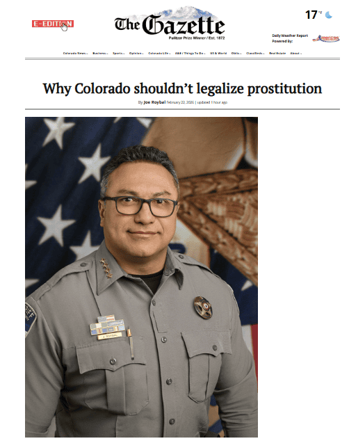 Page cover of the Gazette e-edition.