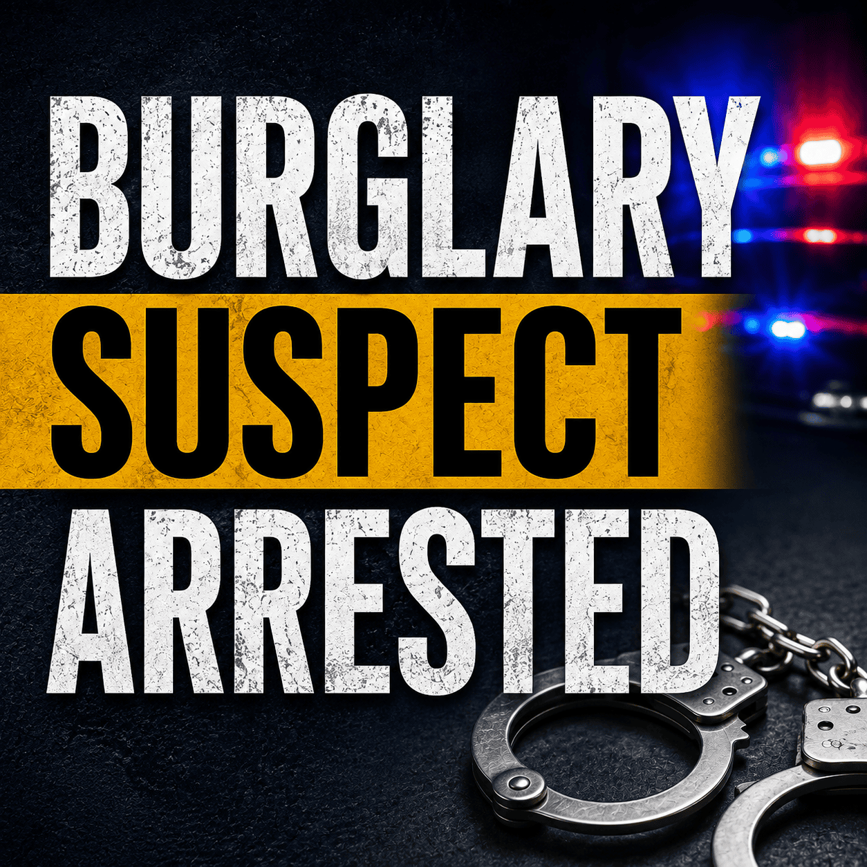 Burglary Suspect Arrested