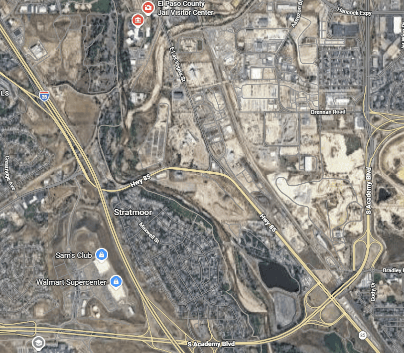 Area map RE Road Rage incident